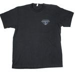 DIAMONDS "GEM" TEE (CHARCOAL BLACK/BLUE)